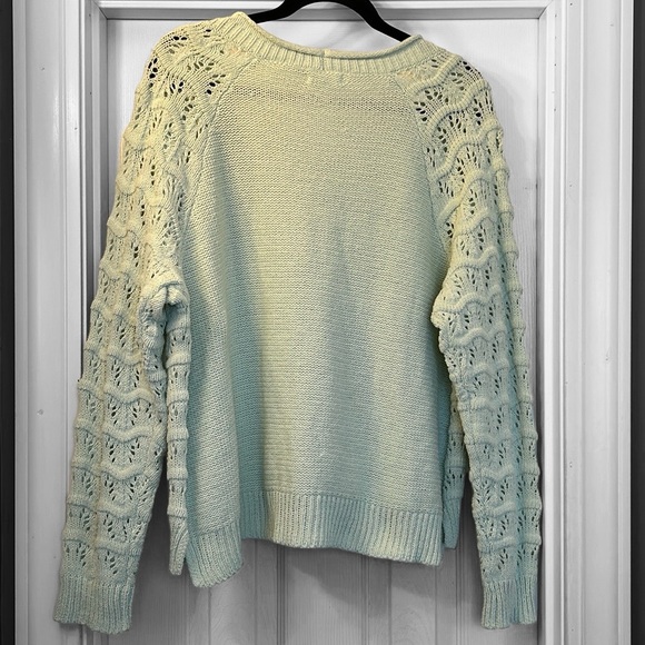 New! Maurices Wave Pointelle Stitch Button Front Cardigan - Picture 5 of 11